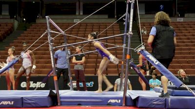 Gabby Perea Full Bar Routine - With Dismount! - 2017 P&G Championships Podium Training