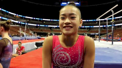 Adeline Kenlin On Upgrades & Weekend Goals - 2017 P&G Championships Podium Training