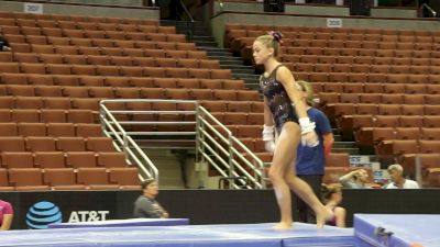 Olivia Dunne 1st Half On Bars - 2017 P&G Championships Podium Training