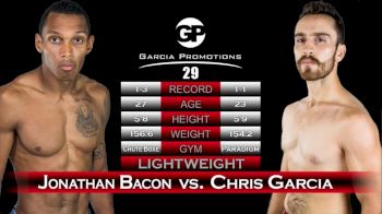 Jonathan Bacon vs. Chris Garcia - Cage Combat 29 Replay