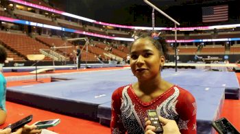 Jordan Chiles Reflects On Crazy Wolf Turn - 2017 P&G Championships Women Day 2