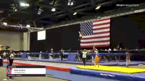 Katy Evans - Tumbling, Upsidedowners - 2021 USA Gymnastics Championships
