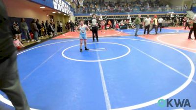 100 lbs Rr Rnd 5 - Jayvyn Allami, Team Tulsa Wrestling Club vs Eli Moore, Collinsville Cardinal Youth Wrestling