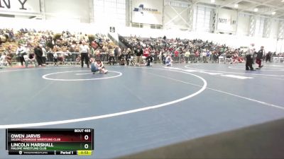 47 lbs Cons. Round 2 - Lincoln Marshall, Malone Wrestling Club vs Owen Jarvis, Salem Cambridge Wrestling Club