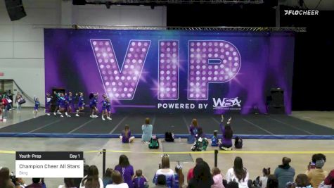 Champion Cheer All Stars - Bling [2022 L1.1 Youth-Prep Day 1] 2022 VIP Shreveport