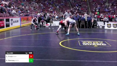 172 lbs Quarterfinal - Caden Finck, Montgomery vs Keegan Ramsay, Notre Dame GP