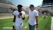 Tomario Pleasant Hits Century Mark On The Ground Against Bishop Dunne