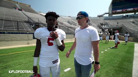 Tomario Pleasant Hits Century Mark On The Ground Against Bishop Dunne