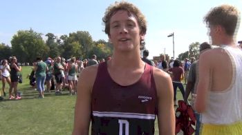 Matthew Carmody after gutsy performance in Roy Griak gold race