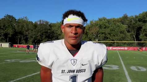 St. John Bosco Cornerback Chris Steele Sounds Off