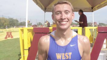 Derick Peters after hard-fought Roy Griak win