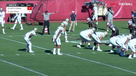 George Holani Scores Second Touchdown Against St. John's College