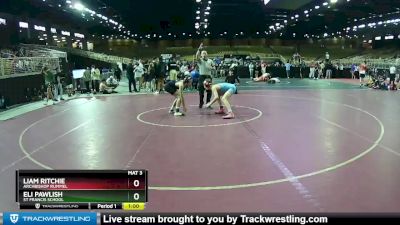 106 lbs Cons. Round 3 - Liam Ritchie, Archbishop Rummel vs Eli Pawlish, St Francis School