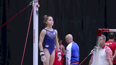 Elena Eremina (RUS) Shows Gorgeous Nabieva In Full UB Set - Training Day 1, 2017 World Championships