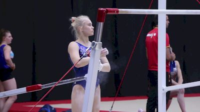 Angelina Melnikova (RUS) Bar Routine - Training Day 1, 2017 World Championships