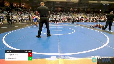 160 lbs Round Of 16 - Brock Hughes, Wagoner Takedown Club vs Ryker Smith, Weatherford Youth Wrestling