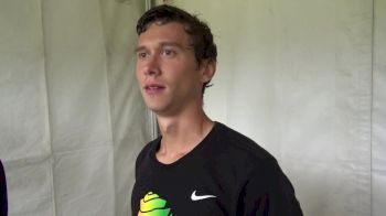 Sam Prakel after 11th place finish in the men's race