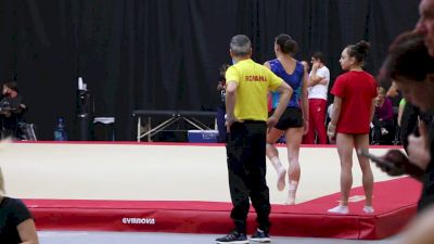 Catalina Ponor (ROU) Triple Twist On Floor - Training Day 3, 2017 World Championships