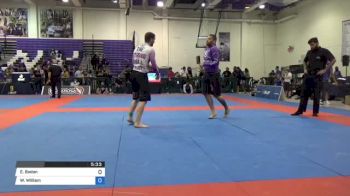 Eric Bodon vs William Nicholas Pan IBJJF Jiu Jitsu No Gi Championship