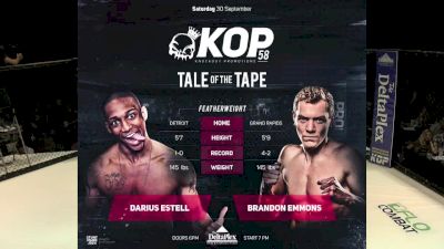 Darius Estell vs. Brandon Emmons - KOP 58