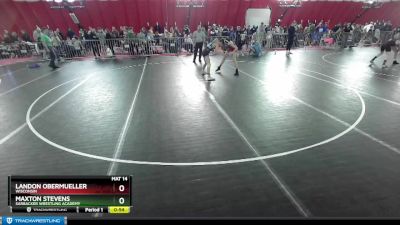 120 lbs Cons. Round 4 - Landon Obermueller, Wisconsin vs Maxton Stevens, Sarbacker Wrestling Academy