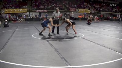 143 lbs Quarterfinal - Courtney Jones, Grays Harbor (W) vs Morgan Fonger, Maine (W)