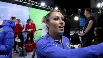 Vanessa Ferrari (ITA) On Returning To Competition Just In Time For Worlds - Official Podium Training, 2017 Worlds