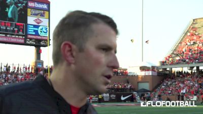 WKU Head Coach Mike Sanford At Halftime