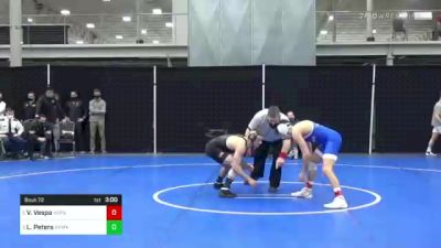 141 lbs Semifinal - Vinny Vespa, Hofstra vs Lane Peters, Army West Point