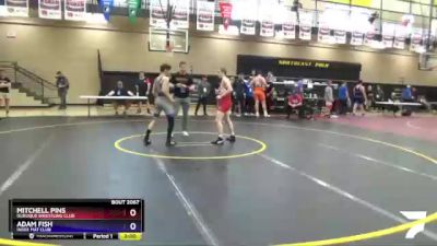 113 lbs Round 2 - Mitchell Pins, Dubuque Wrestling Club vs Adam Fish, Indee Mat Club