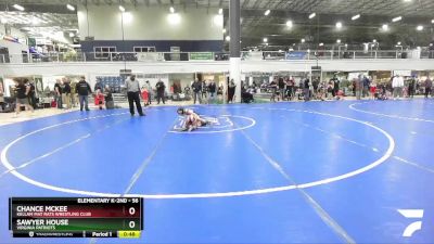 56 lbs Champ. Round 1 - Chance McKee, Kellam Mat Rats Wrestling Club vs Sawyer House, Virginia Patriots