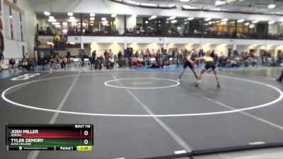 125 lbs Cons. Round 1 - Tyler Demory, Alma College vs Josh Miller, Adrian