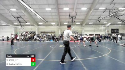 285 lbs Final - Grady Griess, Navy vs Dan Bucknavich, Cleveland State