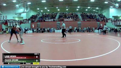 195 lbs Champ. Round 1 - Lane Hewig, Maurer Coughlin Wrestling Club vs Mason Grubb, Bloomington South Wrestling Cl