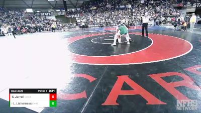 4A 160 lbs Cons. Round 3 - Luke Lisherness, Emerald Ridge vs Simon Jarrell, Camas