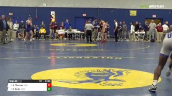 184 Finals - Khamri Thomas, JWU vs Derek Beitz, Messiah