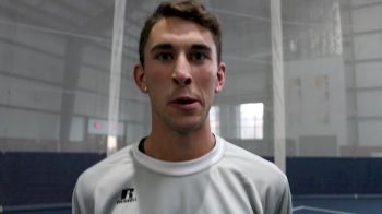 Grayson Reid ran aggressively for fifth, led CNU to the podium