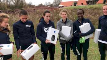 Cal Baptist women after first ever podium finish at DII Nationals