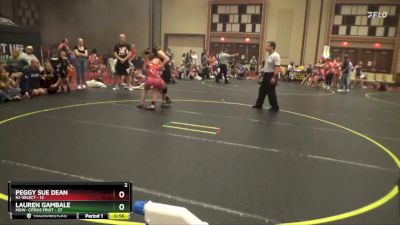 108 lbs Finals (2 Team) - Lauren Gambale, MGW- Citrus Fruit vs Peggy Sue Dean, NJ-Select