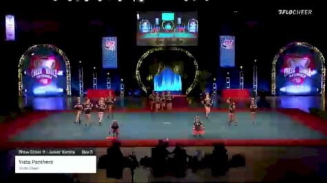 Vista Panthers - Youth Cheer [2021 Show Cheer 2 - Junior Varsity Day 3] 2021 Pop Warner National Cheer & Dance Championship