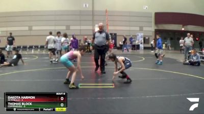 78 lbs Semis & 1st Wrestleback (8 Team) - Dakota Harmon, Mi Pitbulls vs Thomas Block, Copperheads