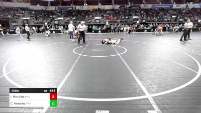 133 lbs Consi Of 8 #2 - Isaiah Morales, Emporia Wrestling Club vs Chance Hensley, Terminator Wrestling Academy