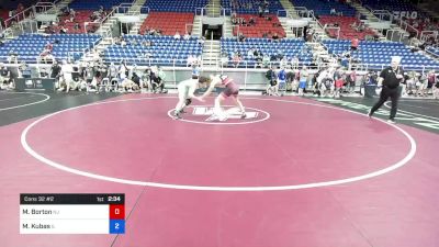 182 lbs Cons 32 #2 - Max Borton, New Jersey vs Matthew Kubas, Illinois