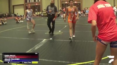 118 lbs Round 4 (10 Team) - Delilah Skurnick, Venom Girls 2.0 vs Julianna Hernandez, PinkWave