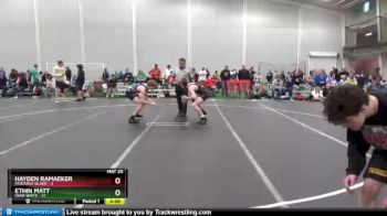 132 lbs Round 2 (8 Team) - Ethin Matt, Iowa White vs Hayden Ramaeker, Montana Silver