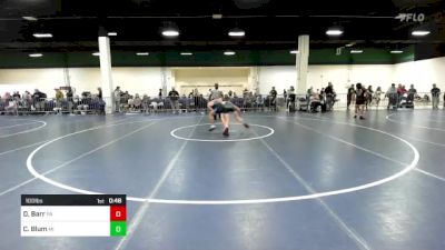 100 lbs Consi Of 8 #1 - Deklan Barr, PA vs Carson Blum, MI