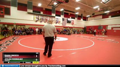 175 lbs Cons. Round 3 - Isaiah Orozco, Grandview vs Steven Rodriguez, Mabton