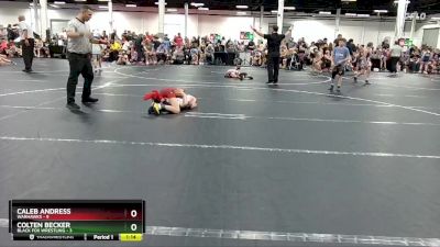 60 lbs Round 3 (8 Team) - Caleb Andress, Warhawks vs Colten Becker, Black Fox Wrestling