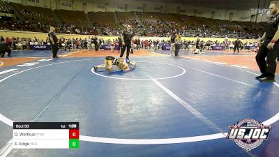 50 lbs Final - Oakley Waitkus, Team Tulsa Wrestling Club vs Emersyn Edge, Piedmont