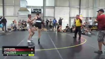 145 lbs Round 5 (6 Team) - Justin Gates, Elite Athletic Club DZ vs Ethan Struck, Team Gotcha Blue